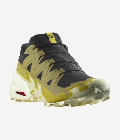 Кроссовки SPEEDCROSS 6 (RU 45 UK 11 USm 11.5 СМ 29; black/cress green/transparent yellow)